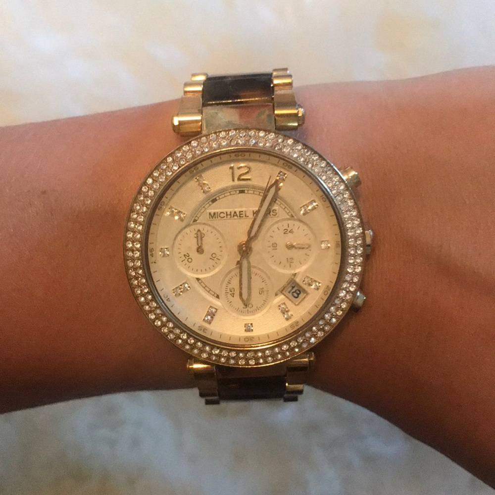 Michael Kors Tortoise Shell Watch